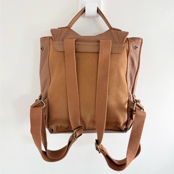 The Sak Cognac Leather Backpack main image 6